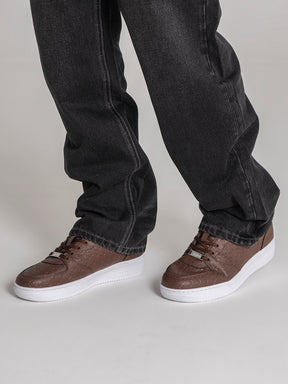 Brown GG Mania Sneakers