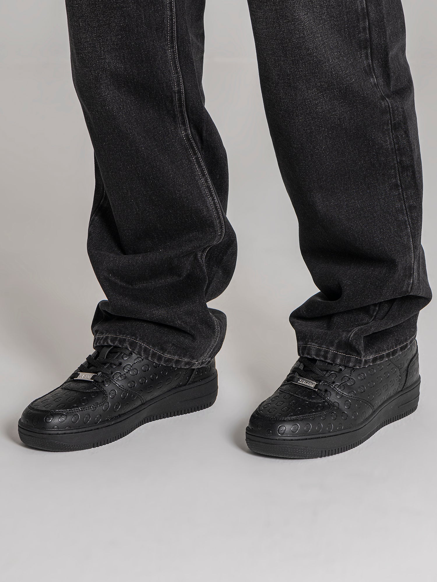 Black GG Mania Sneakers