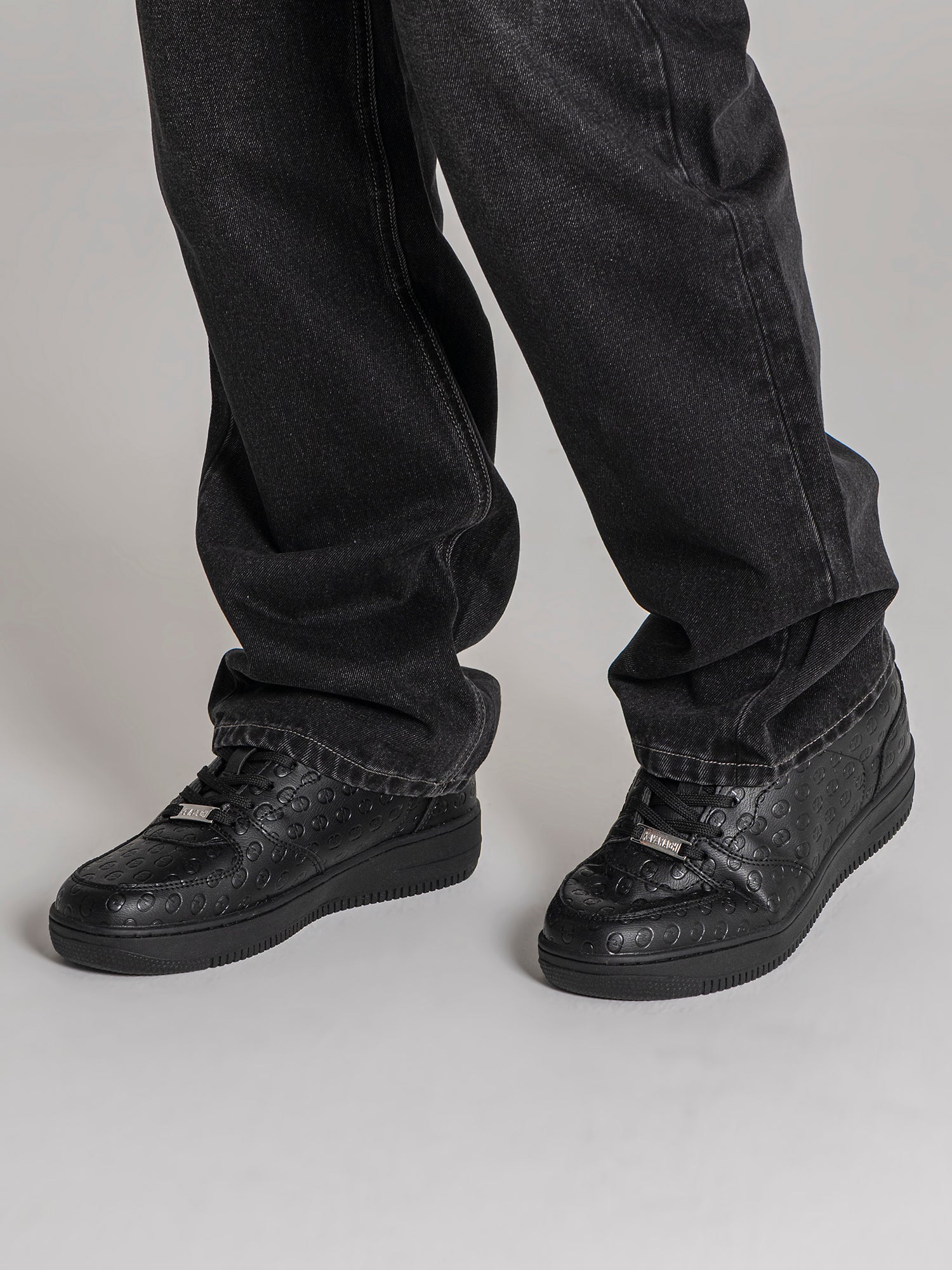 Black GG Mania Sneakers