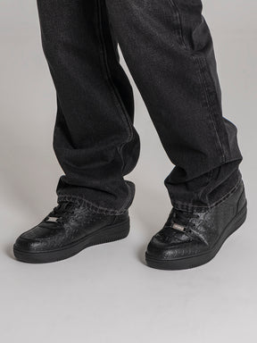 Black GG Mania Sneakers