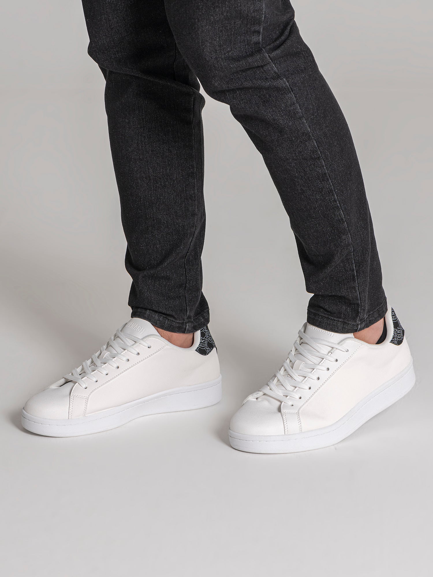 White Insignia Edge Sneakers