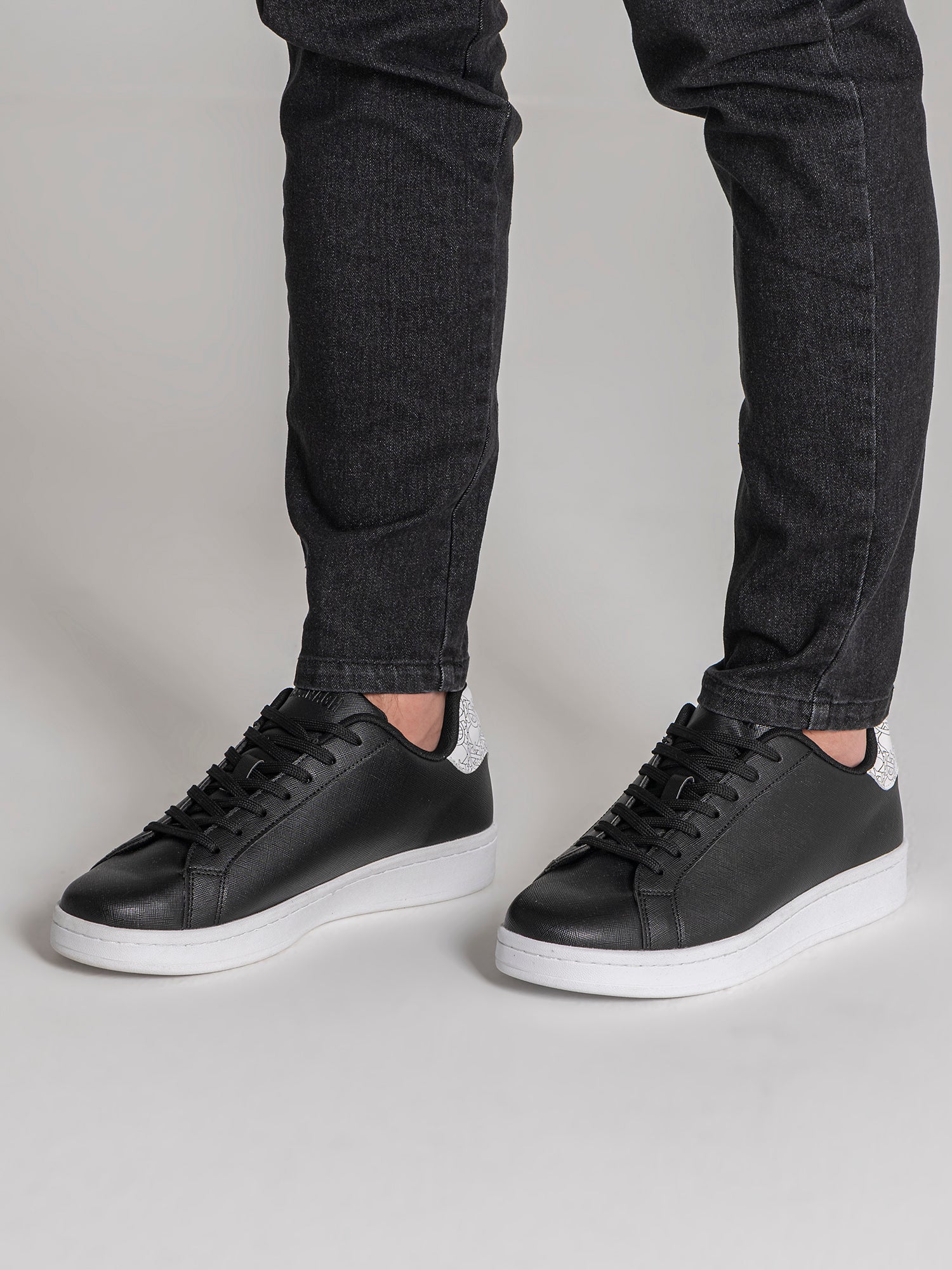 Black Insignia Edge Sneakers