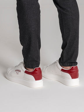 Red Statement Sneakers