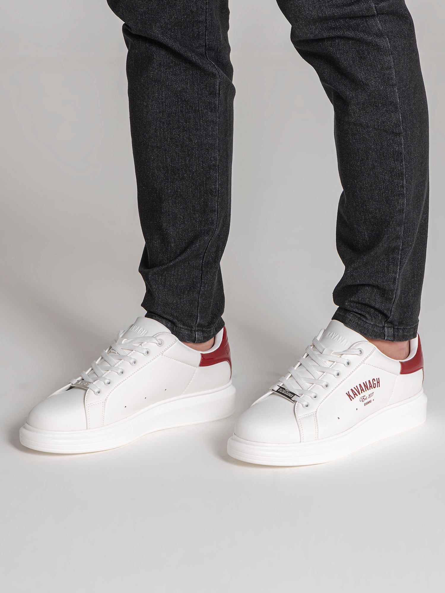 Red Statement Sneakers