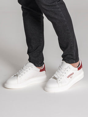 Red Statement Sneakers
