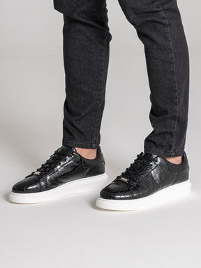 Black Elevated Sneakers