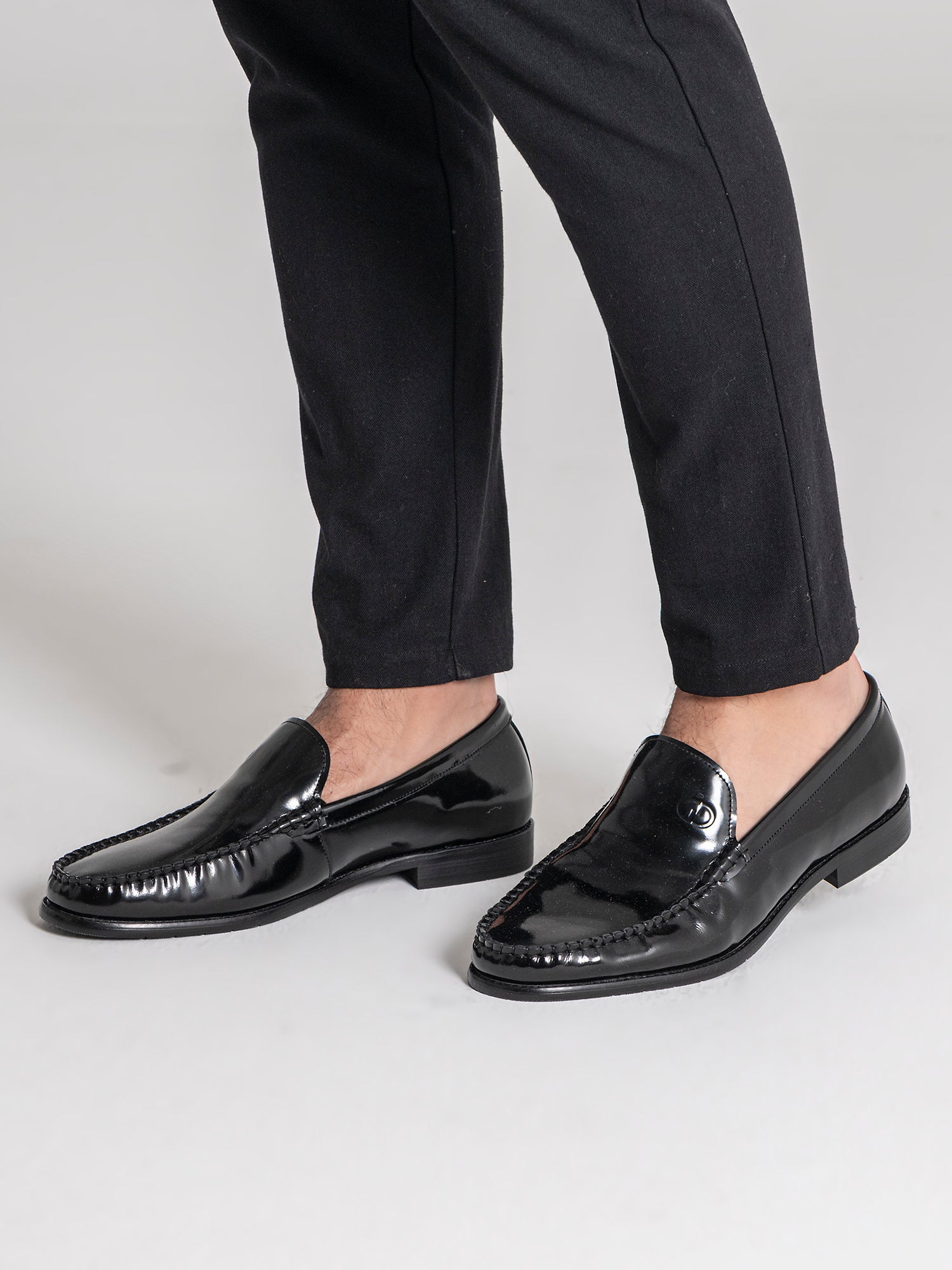 Black Smart Loafers