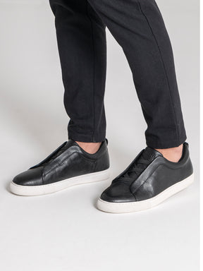 Black Smart Premium Sneakers