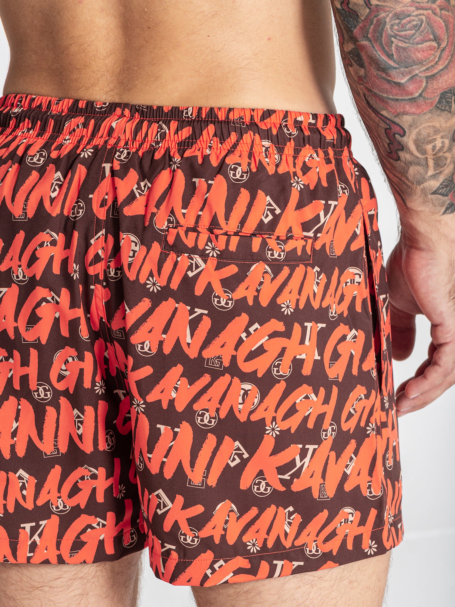 Orange Rebel Swimshorts