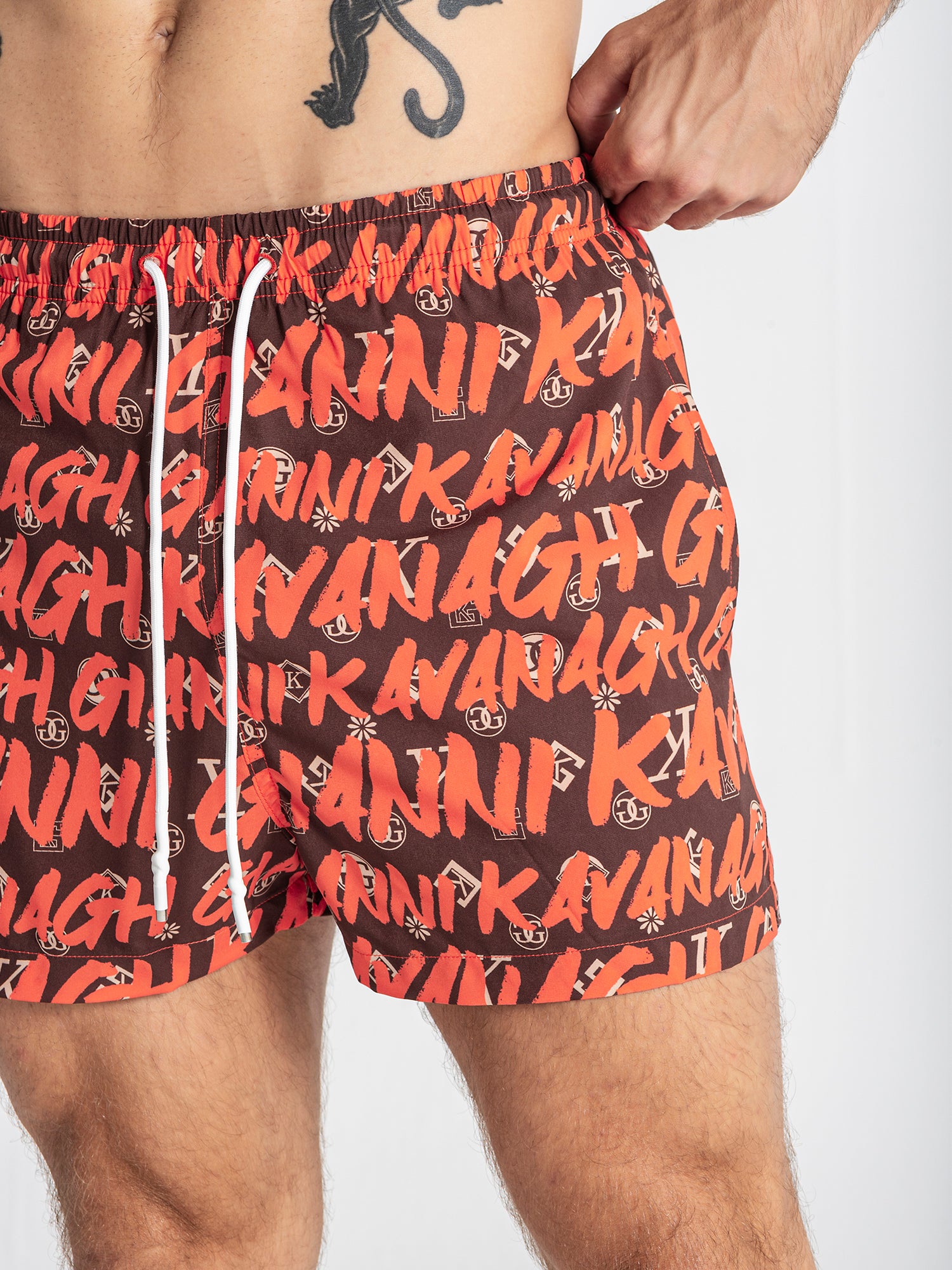 Orange Rebel Swimshorts