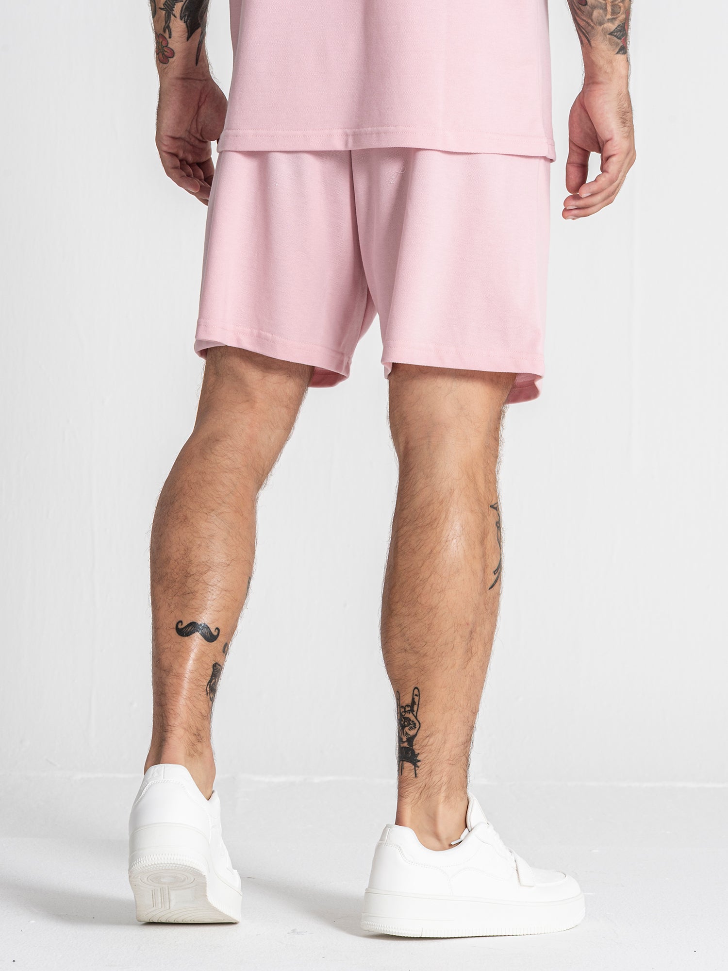 Light Pink Texture Shorts