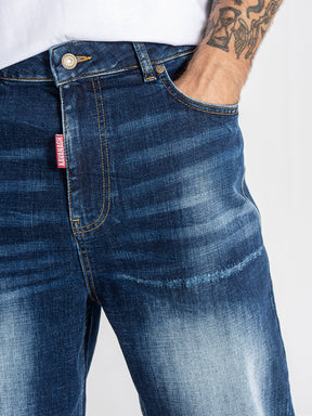 Dark Blue Rock Carrot Jeans