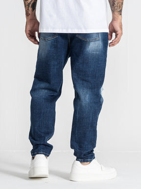 Dark Blue Rock Carrot Jeans