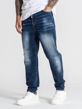 Dark Blue Rock Carrot Jeans
