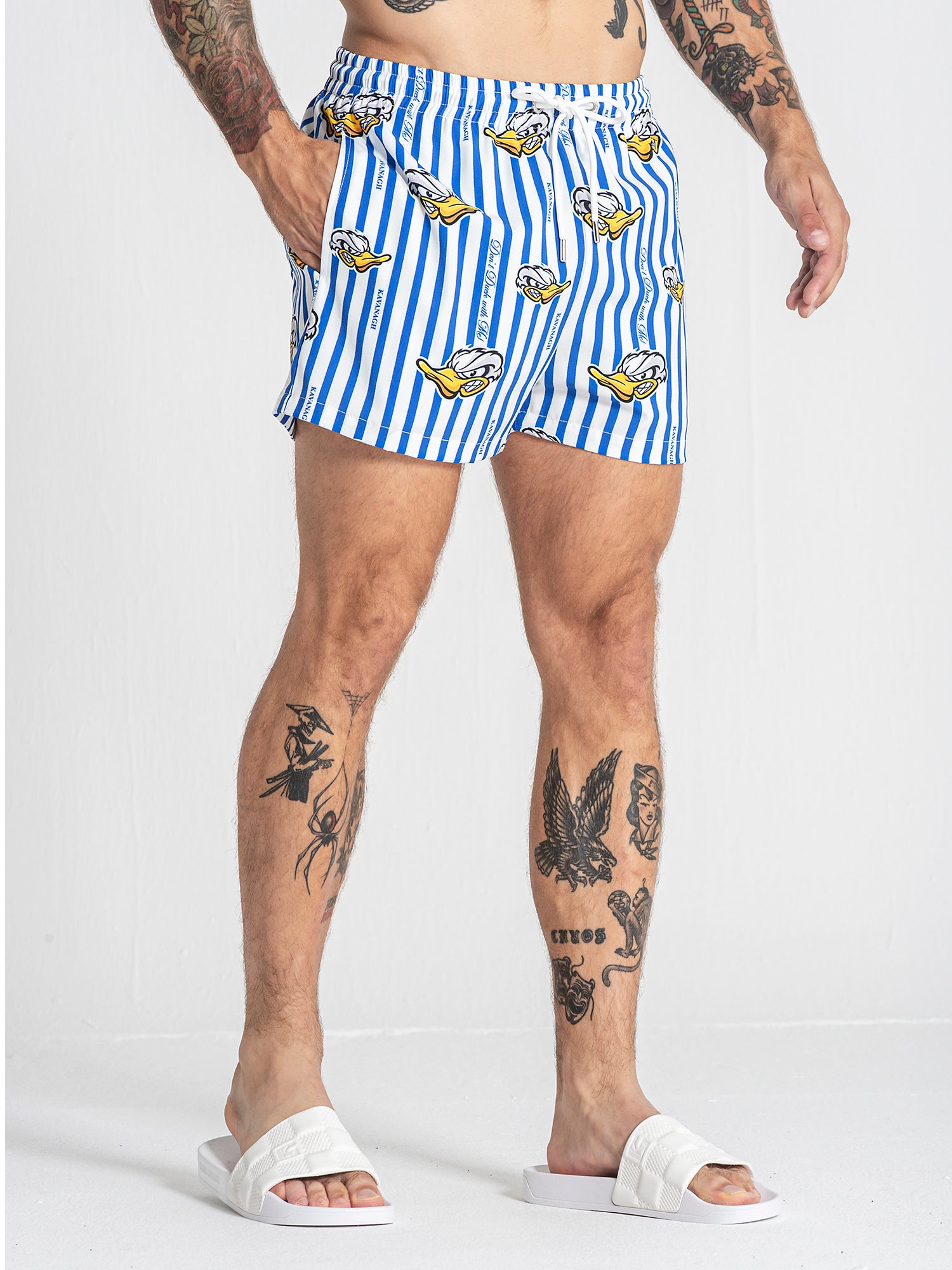 Blue Grumpy Duck Swimshorts