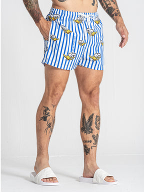 Blue Grumpy Duck Swimshorts