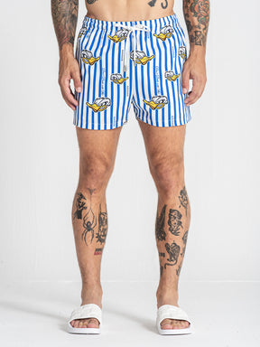 Blue Grumpy Duck Swimshorts