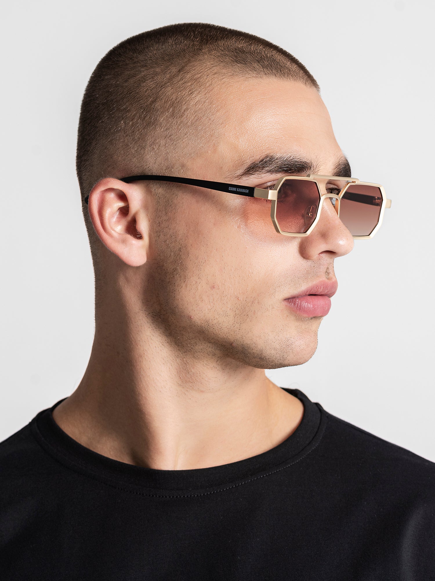 Gold Metal Sunglasses