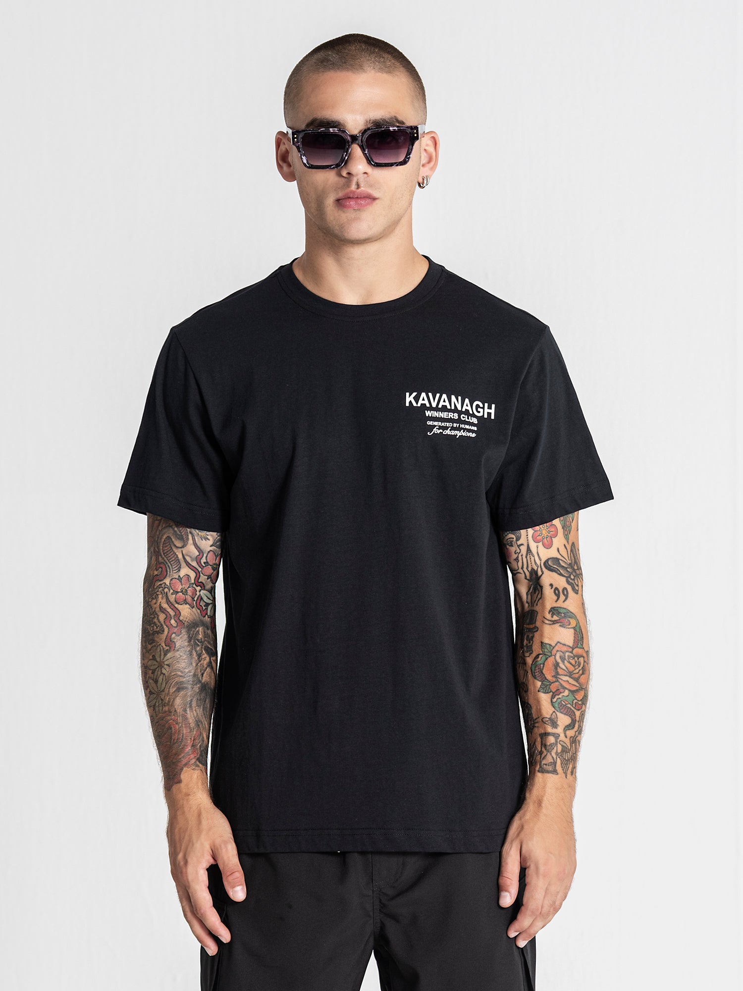Black The Club Tee