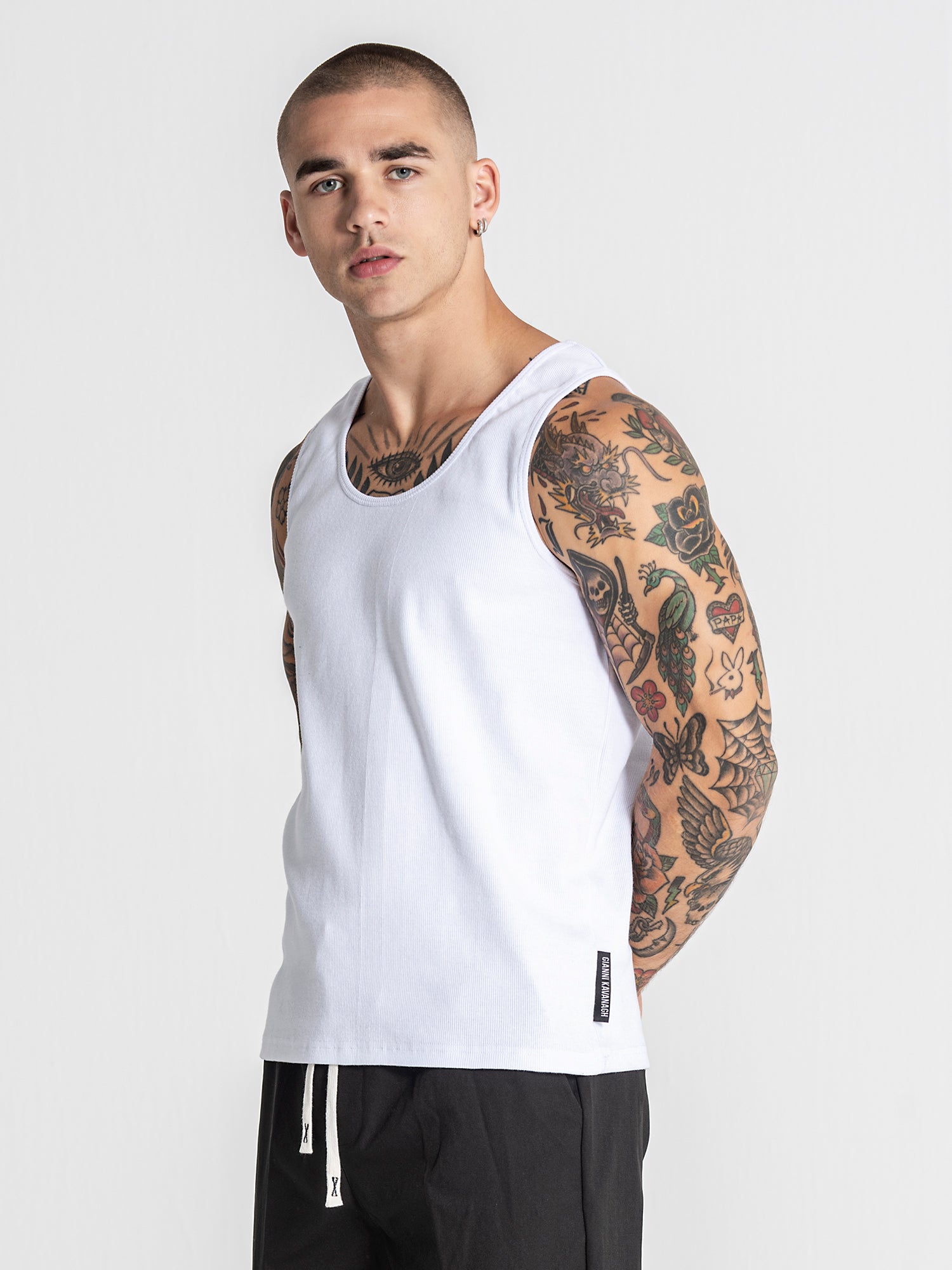 White iD Tank Top