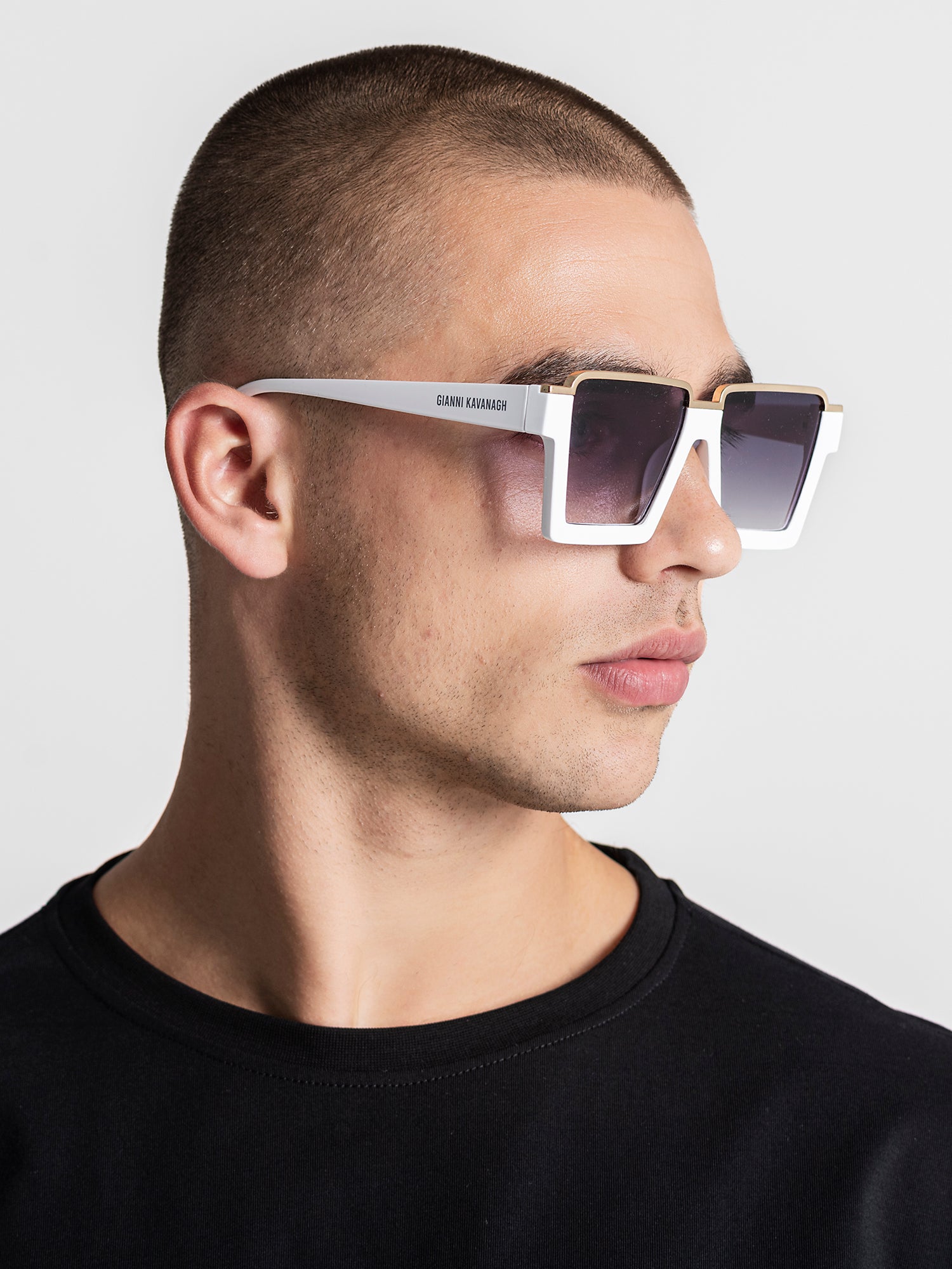 White Visionary Sunglasses