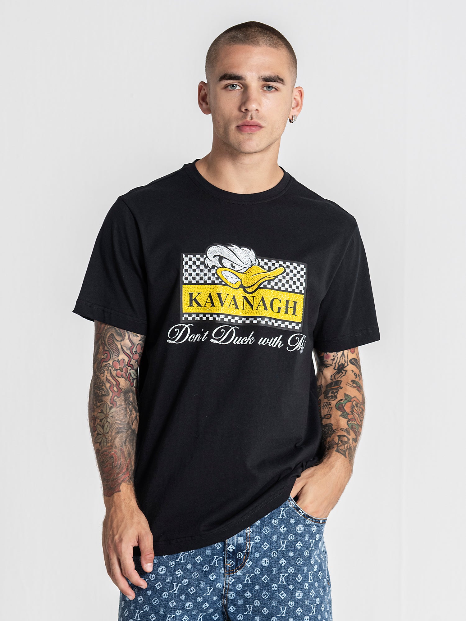 Black Grumpy Duck Tee