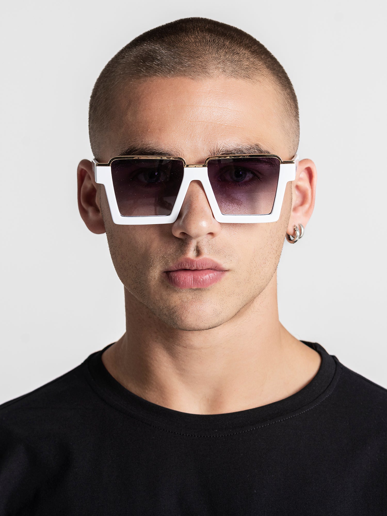 White Visionary Sunglasses