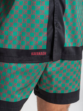 Green GK Mania Satin Shirt