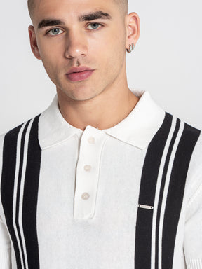 White Tower Knit Polo
