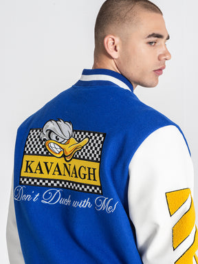 Blue Grumpy Duck Bomber Jacket