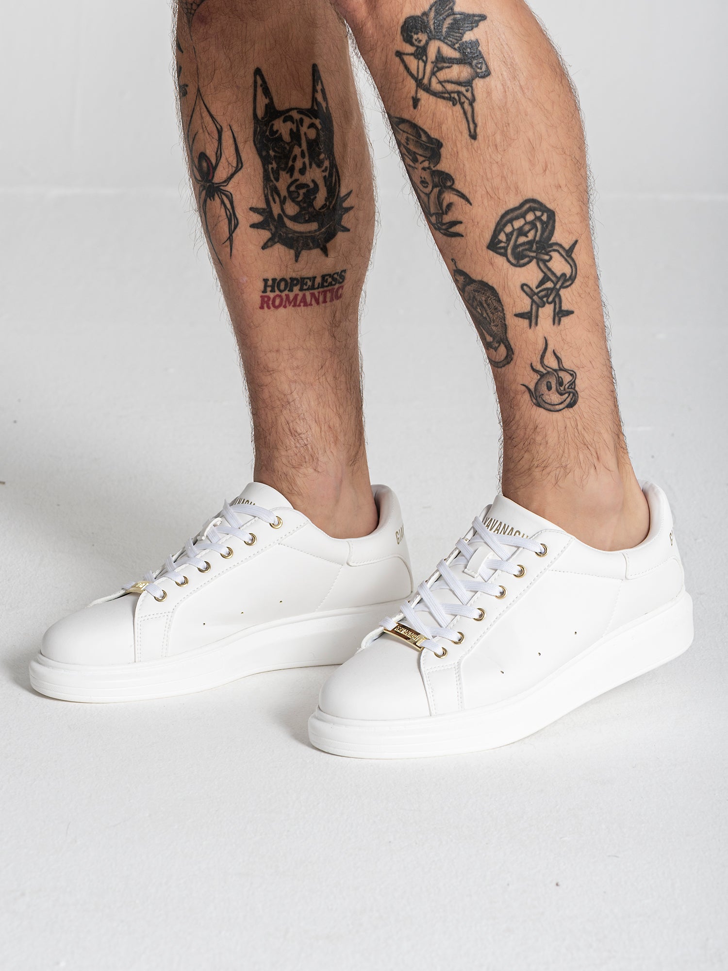 White Core Upscale Sneakers