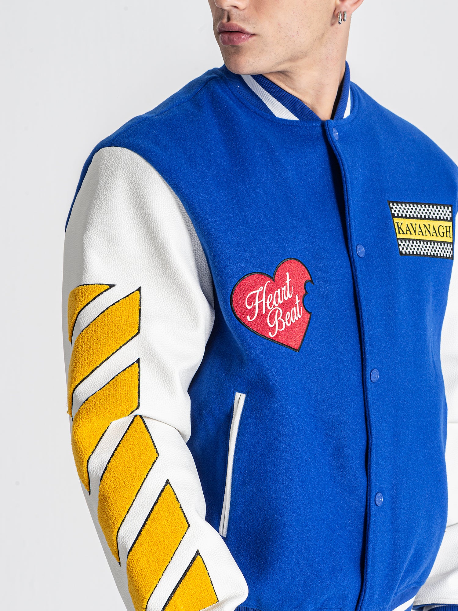 Blue Grumpy Duck Bomber Jacket