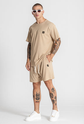 Beige Texture Tee
