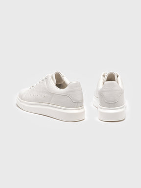 White Elevated Sneakers