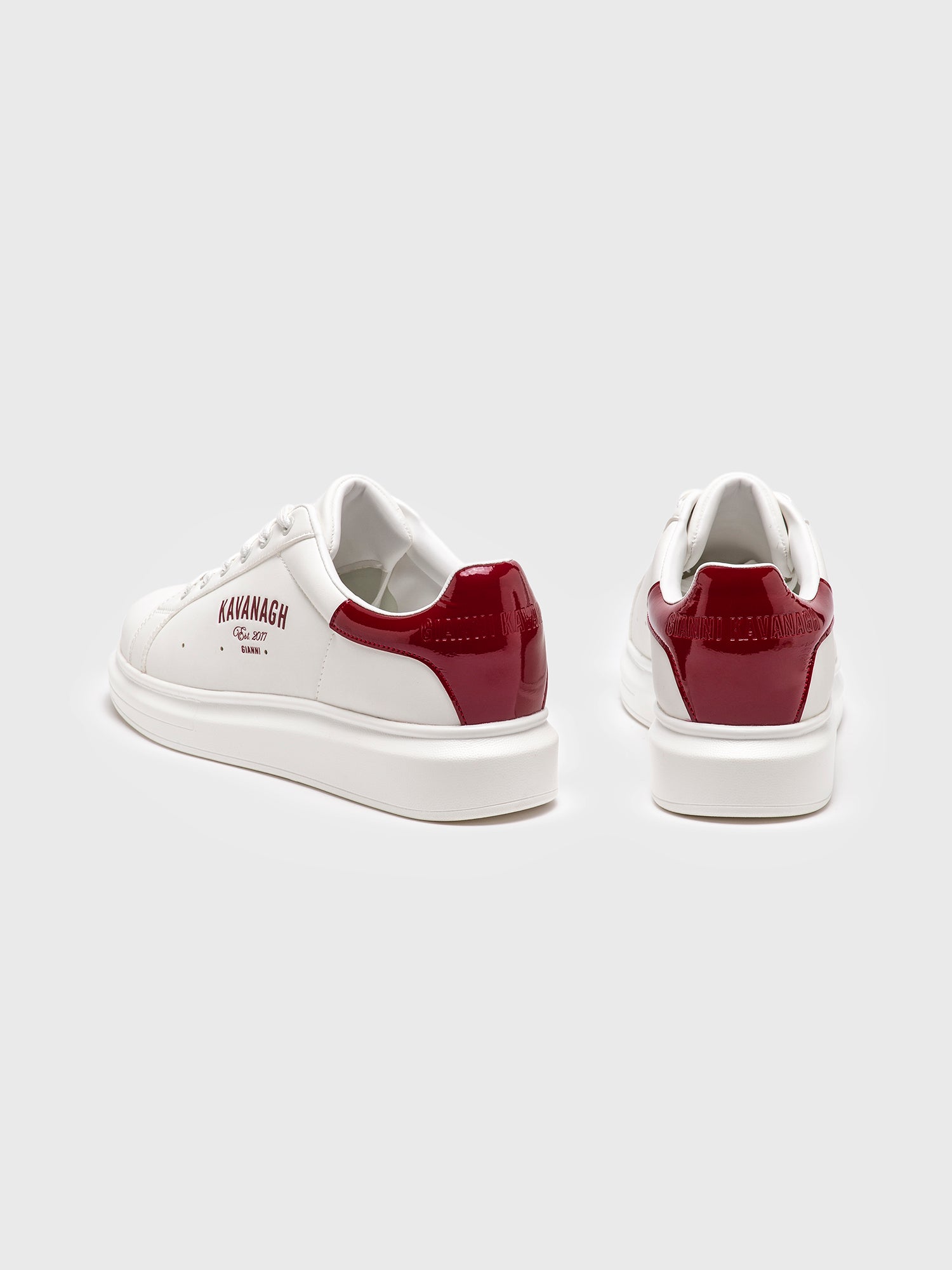 Red Statement Sneakers