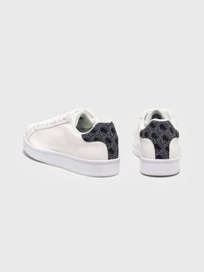 White Insignia Edge Sneakers