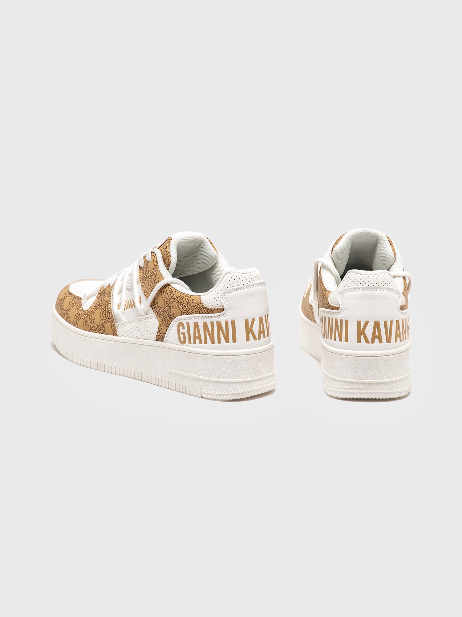 Beige GK Wrapped Sneakers
