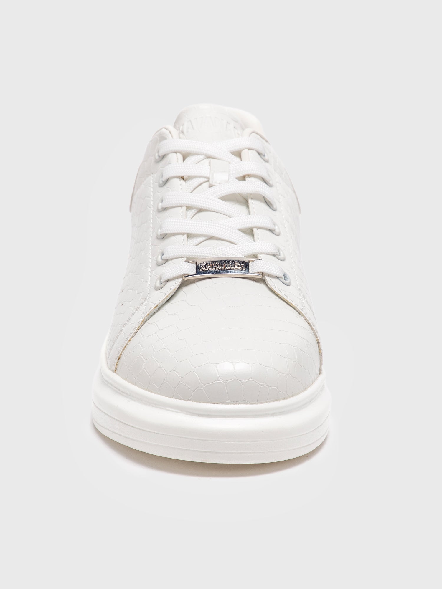 White Elevated Sneakers