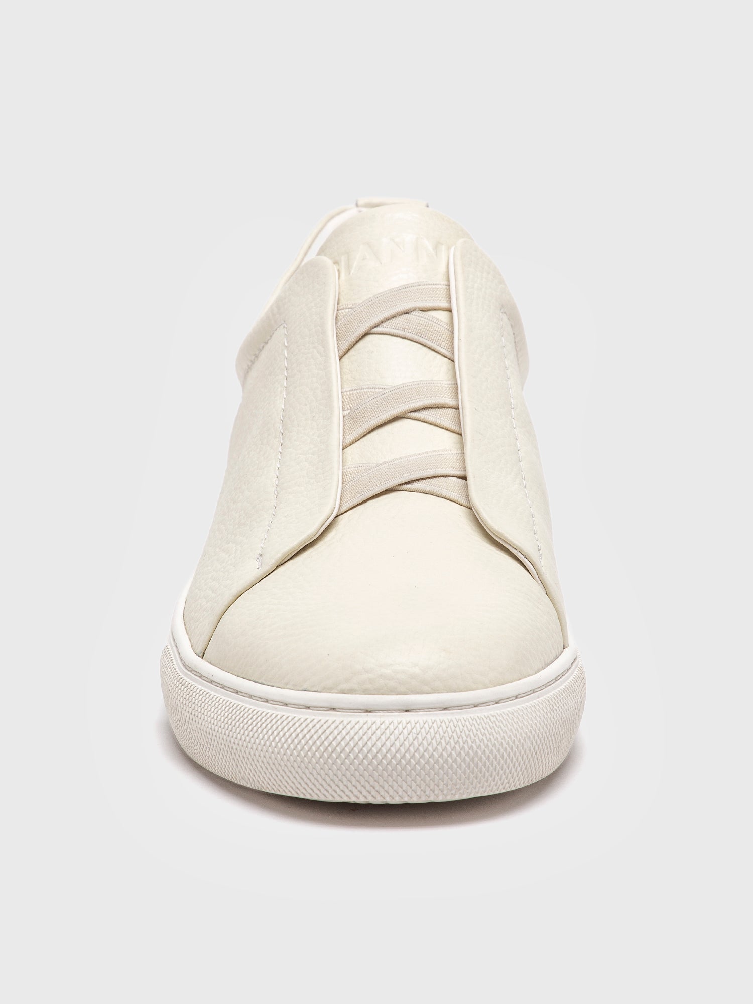 White Smart Premium Sneakers