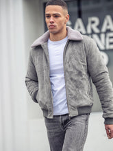 Grey Timeless Aviator Jacket