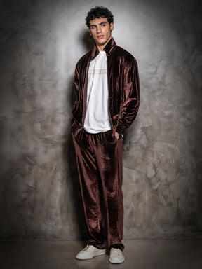 Brown GK Tape Zip Jacket