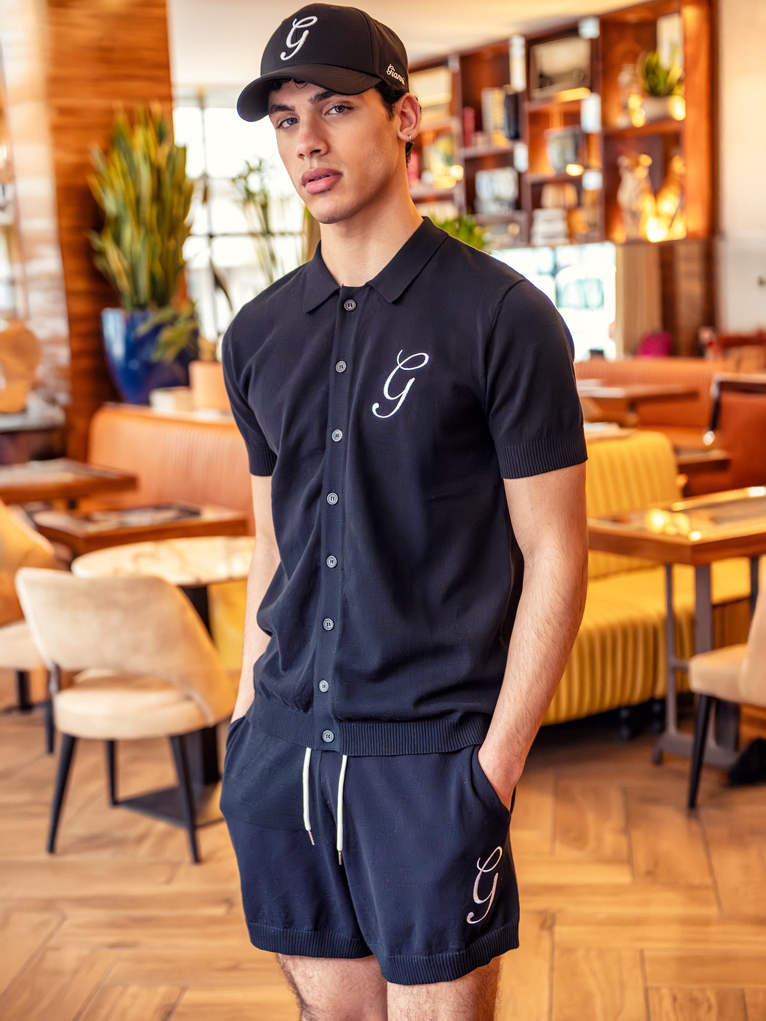 Black G Knit Shirt