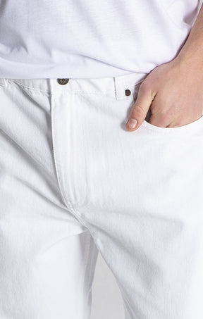 White GK Balloon Jeans